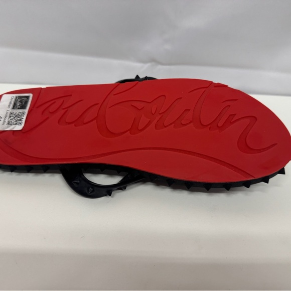 Super Loubi Flip-Christian Louboutin Flip-Flops, Rubber, Women’s size 41, Black - Picture 7 of 16